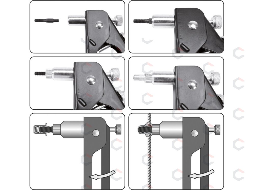 Kniediklis srieginėms knienėms | M3-M6 (70270) 2