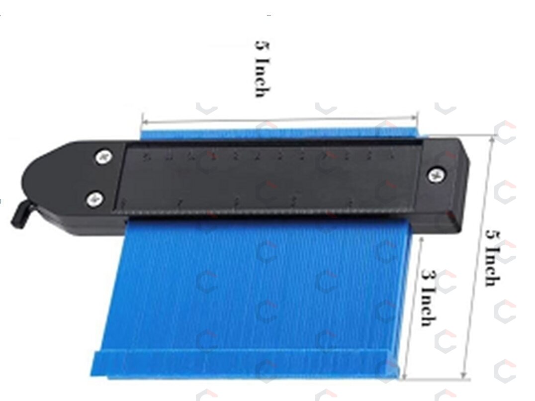 Kontūrų matuoklis/ šablonas/ trafaretas profiliams | su fiksacija | 125 mm (CG5P) 4 Kontūrų matuoklis/ šablonas/ trafaretas profiliams | su fiksacija | 125 mm (CG5P) 4