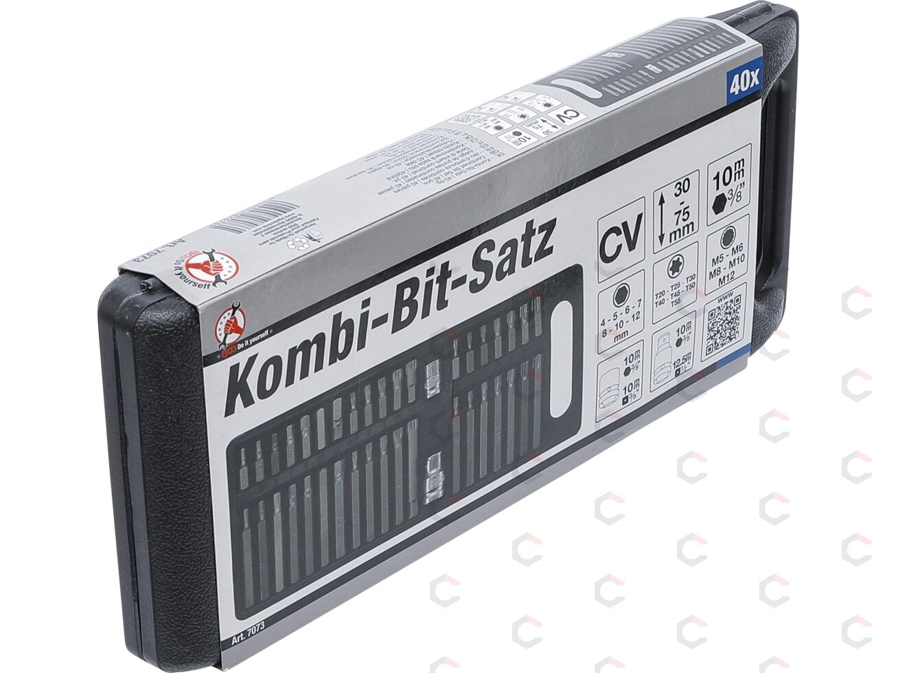 Kombinuotas antgalių rinkinys | 40 vnt. (7073) 2 Kombinuotas antgalių rinkinys | 40 vnt. (7073) 2