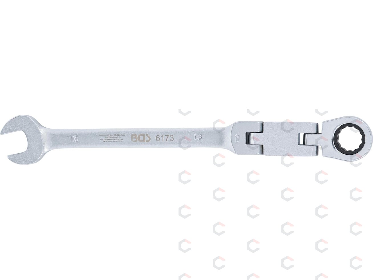 Kombinuotas raktas su terkšle | dvigubas šarnyras | 13 mm (6173) 3 Kombinuotas raktas su terkšle | dvigubas šarnyras | 13 mm (6173) 3