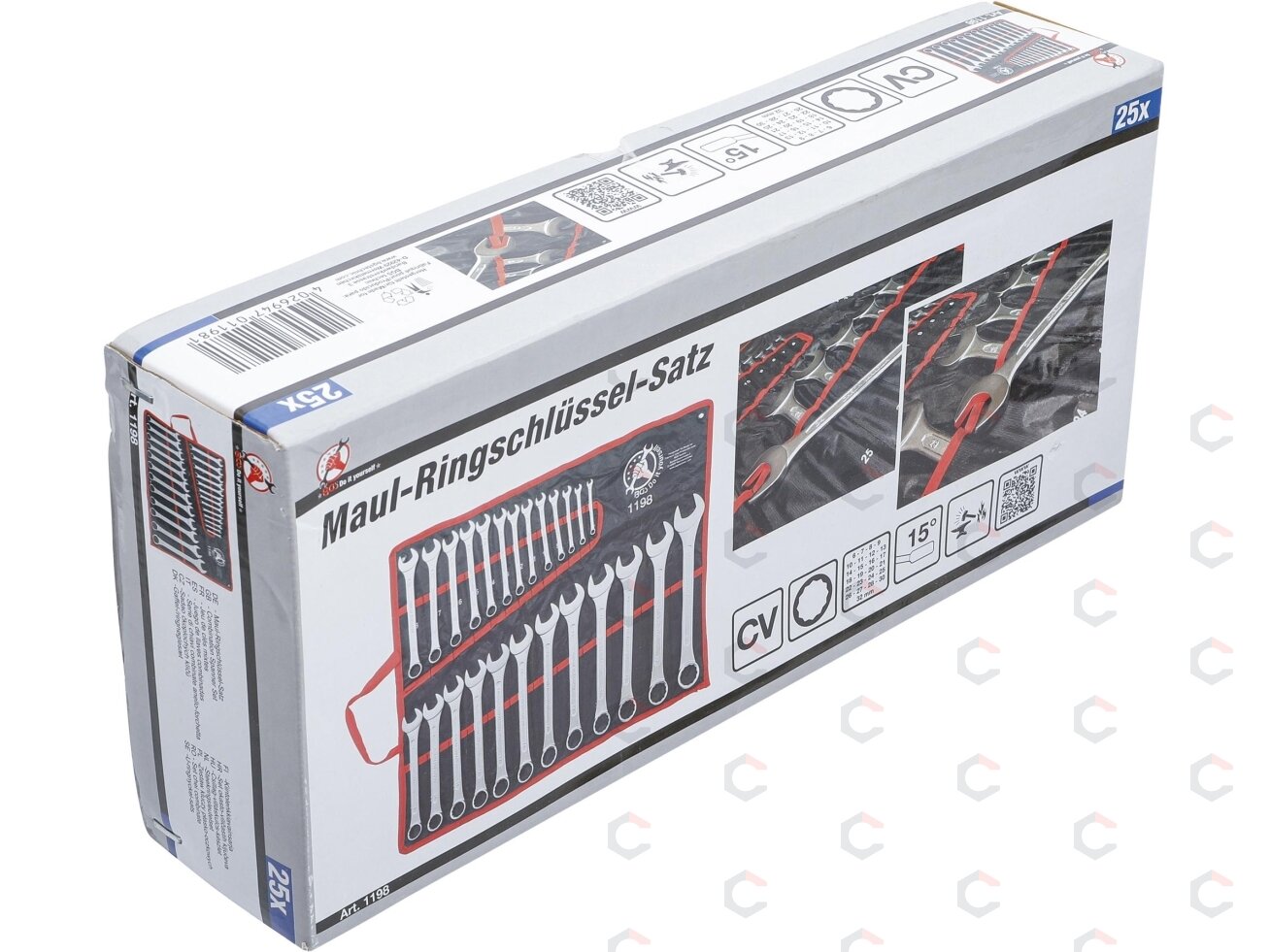 Kombinuotų raktų rinkinys | 6 - 32 mm | 25 vnt. (1198) 2 Kombinuotų raktų rinkinys | 6 - 32 mm | 25 vnt. (1198) 2