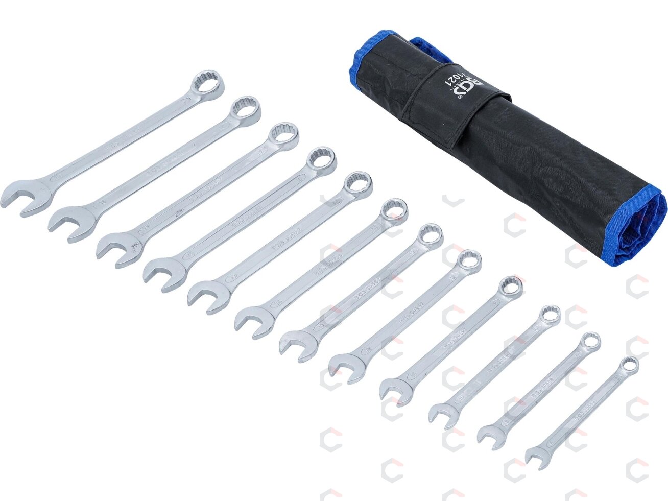 Kombinuotų raktų rinkinys | 8 - 19 mm | 12 vnt. (71021) Kombinuotų raktų rinkinys | 8 - 19 mm | 12 vnt. (71021)