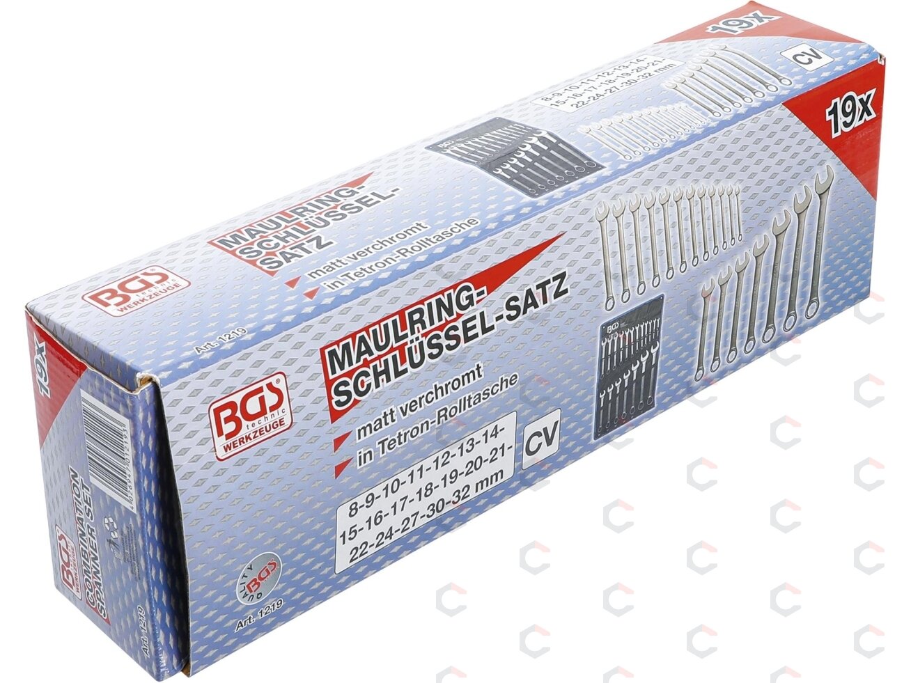 Kombinuotų raktų rinkinys | 8 - 32 mm | 19 vnt. (1219) 2 Kombinuotų raktų rinkinys | 8 - 32 mm | 19 vnt. (1219) 2
