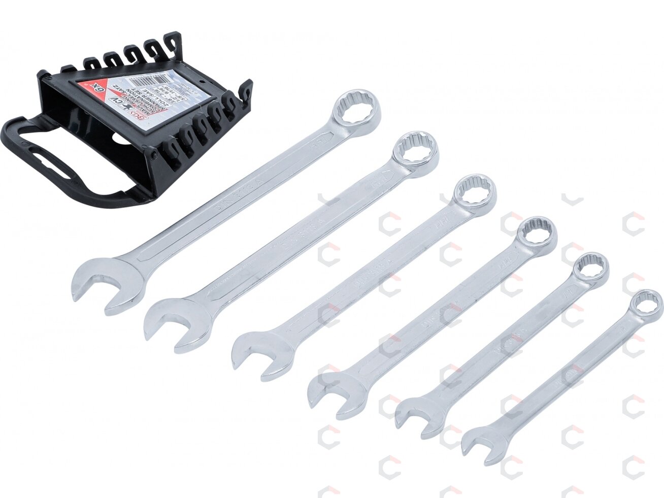 Kombinuotų raktų rinkinys | Coliniai dydžiai | 3/8 "- 11/16" | 6 vnt. (32100) Kombinuotų raktų rinkinys | Coliniai dydžiai | 3/8 "- 11/16" | 6 vnt. (32100)