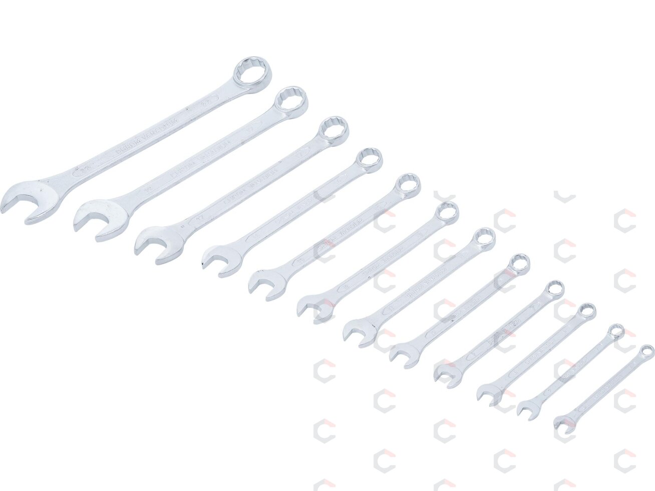 Kombinuotų raktų rinkinys (DIN 3113) | 6 - 22 mm | 12 vnt. (1194) 1 Kombinuotų raktų rinkinys (DIN 3113) | 6 - 22 mm | 12 vnt. (1194) 1