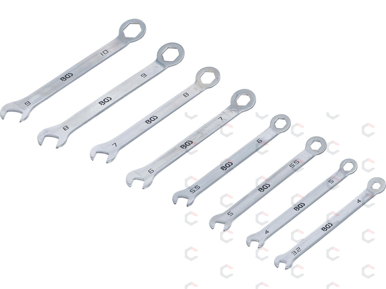 Kombinuotų raktų rinkinys | Maži numeriai | 4 - 10 mm | 8 vnt (8646) 1 Kombinuotų raktų rinkinys | Maži numeriai | 4 - 10 mm | 8 vnt (8646) 1