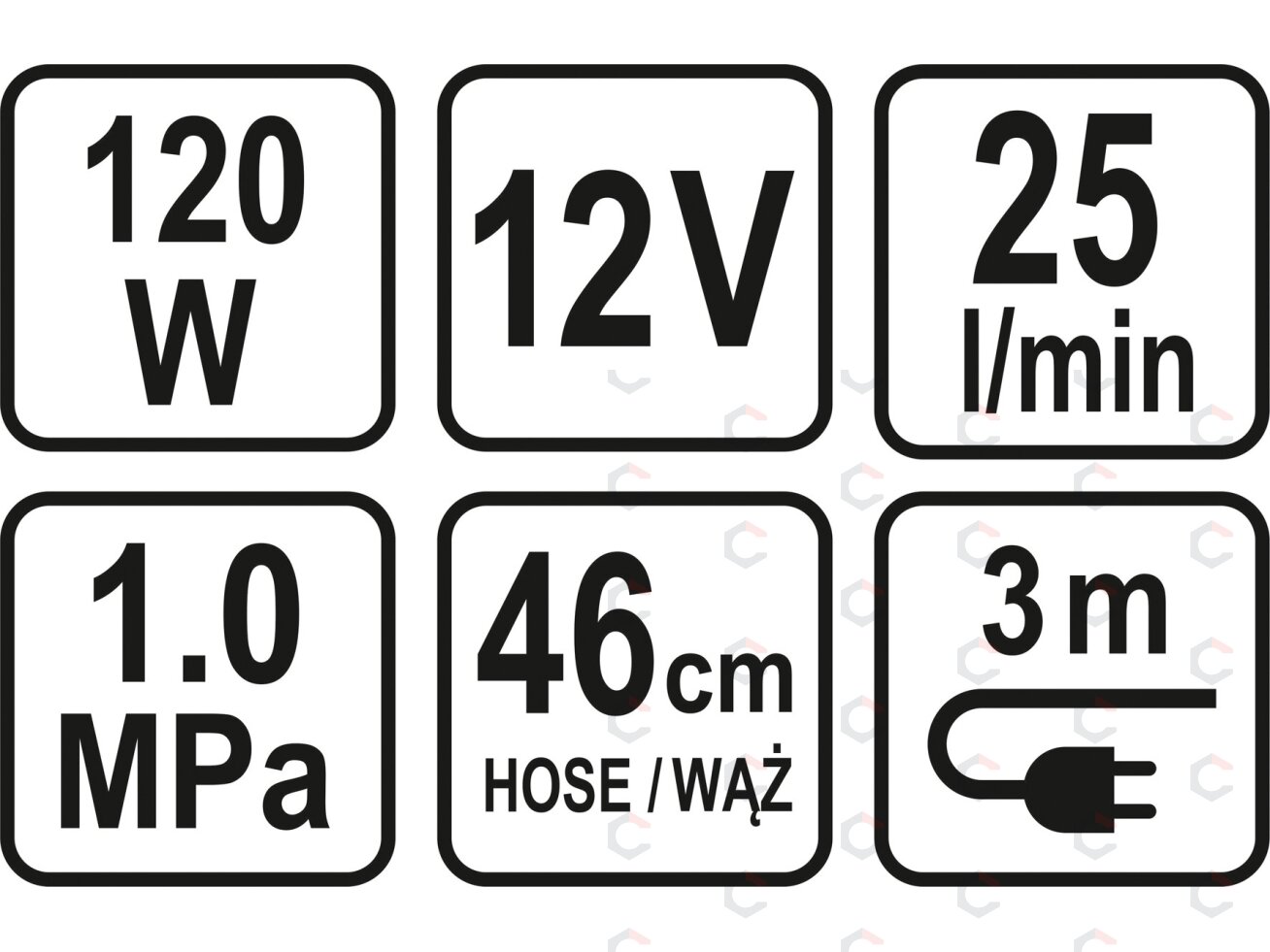 Kompresorius automobilinis | 12V / 120W (82105) 6 Kompresorius automobilinis | 12V / 120W (82105) 6