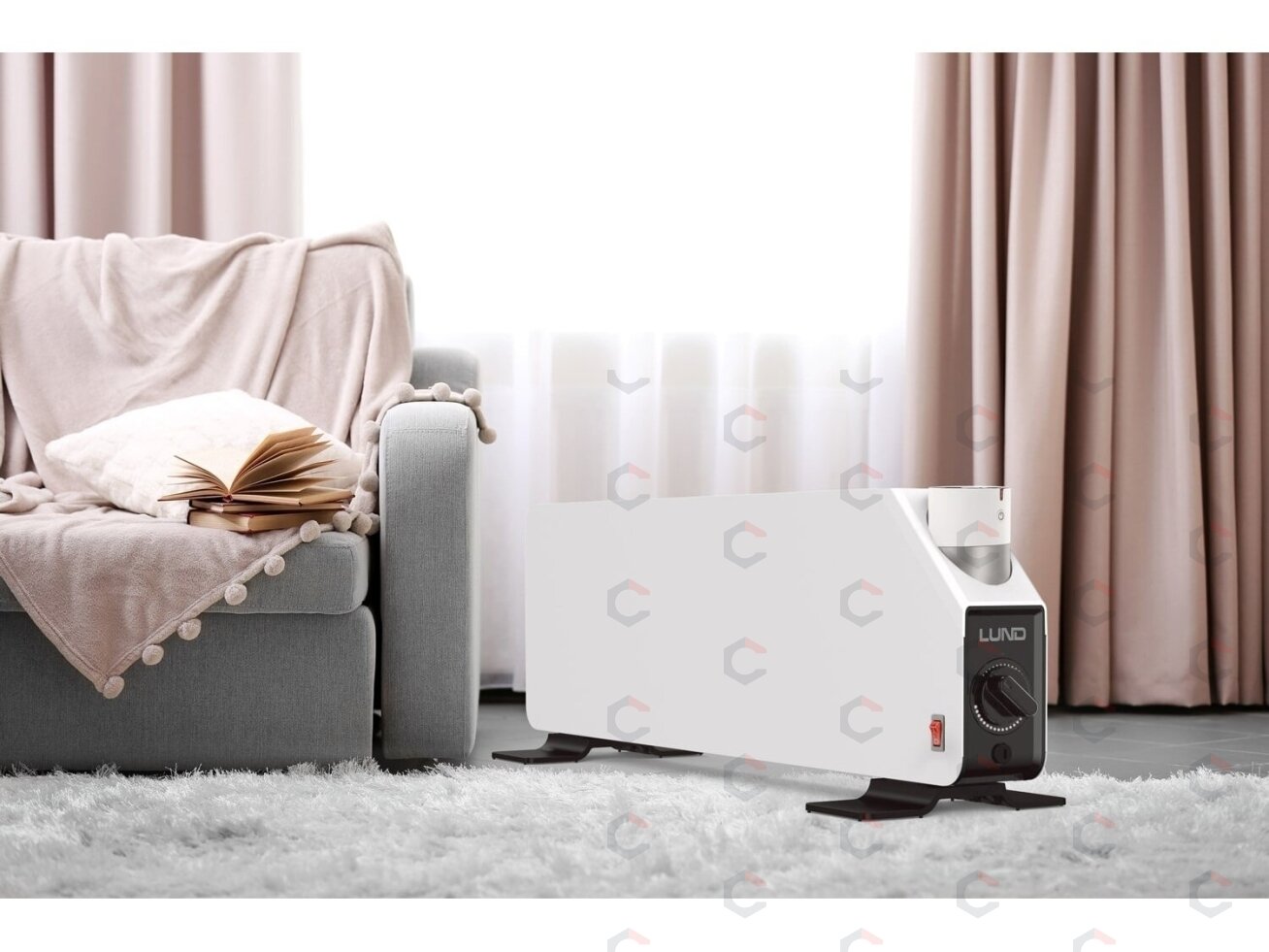 Konvektorinis šildytuvas su drėkintuvu | 1500W (68630) 10 Konvektorinis šildytuvas su drėkintuvu | 1500W (68630) 10