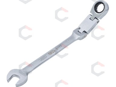 Kombinuotas raktas su terkšle | dvigubas šarnyras | 17 mm (6177) Kombinuotas raktas su terkšle | dvigubas šarnyras | 17 mm (6177)