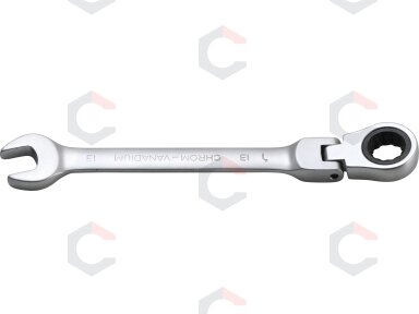 Kombinuotas raktas su terkšle | šarnyrinis | 13 mm (6713)