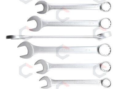 Kombinuotų raktų komplektas XXL – pramoninis – 34–50 mm, 6 vnt. (32400) Kombinuotų raktų komplektas XXL – pramoninis – 34–50 mm, 6 vnt. (32400)