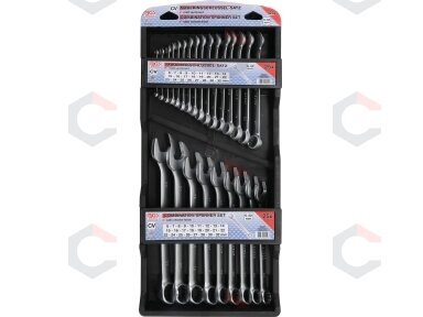 Kombinuotų raktų rinkinys | 6 - 32 mm | 25 vnt. (30100) Kombinuotų raktų rinkinys | 6 - 32 mm | 25 vnt. (30100)