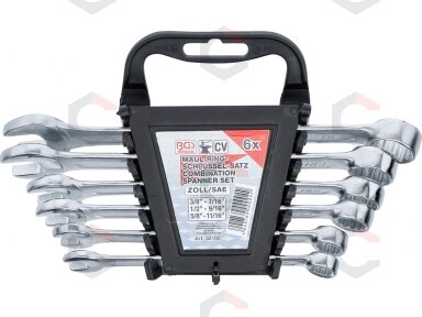 Kombinuotų raktų rinkinys | Coliniai dydžiai | 3/8 "- 11/16" | 6 vnt. (32100)