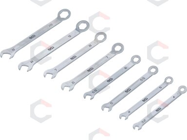Kombinuotų raktų rinkinys | Maži numeriai | 4 - 10 mm | 8 vnt (8646) Kombinuotų raktų rinkinys | Maži numeriai | 4 - 10 mm | 8 vnt (8646)