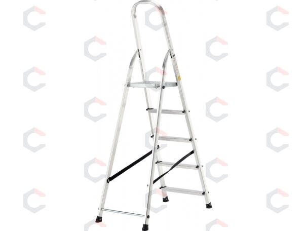 Aliumininės kopėčios | 5 pakopų | 150 kg (17741) 3