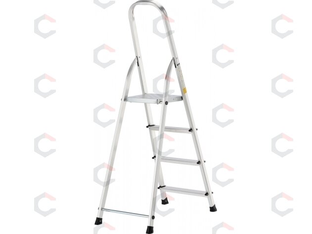 Aliumininės kopėčios | 4 pakopų | 150 kg (17740) 3 Aliumininės kopėčios | 4 pakopų | 150 kg (17740) 3