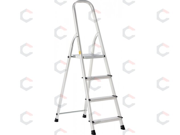 Aliumininės kopėčios | 4 pakopų | 150 kg (17740) Aliumininės kopėčios | 4 pakopų | 150 kg (17740)