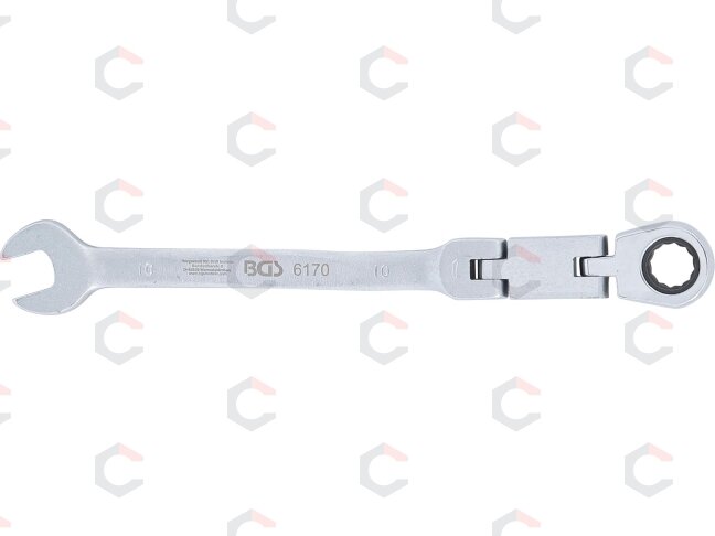 Kombinuotas raktas su terkšle | dvigubas šarnyras | 10 mm (6170) 3 Kombinuotas raktas su terkšle | dvigubas šarnyras | 10 mm (6170) 3