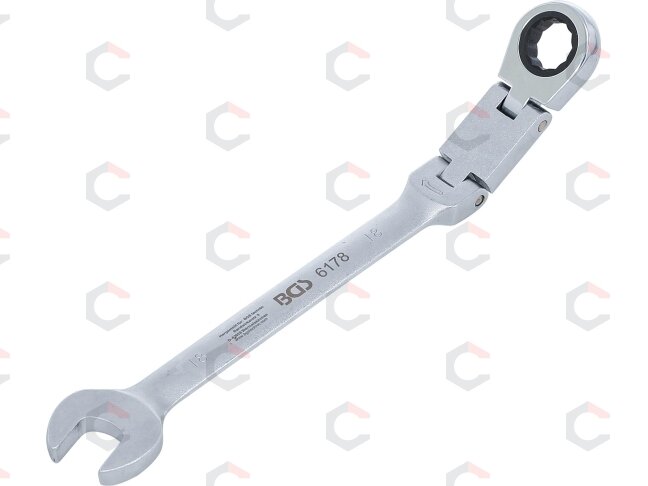Kombinuotas raktas su terkšle | dvigubas šarnyras | 18 mm (6178) Kombinuotas raktas su terkšle | dvigubas šarnyras | 18 mm (6178)