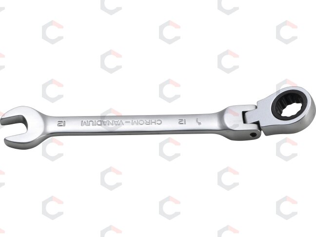 Reguliuojamas terkšlinis kombinuotas raktas 12 mm (6712)