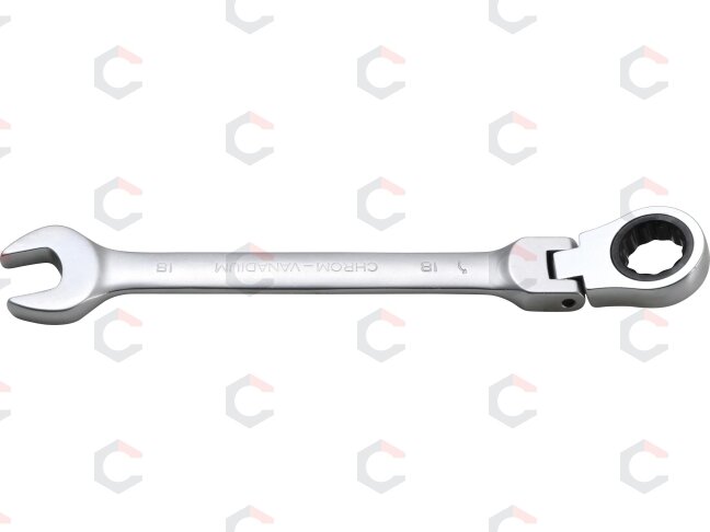 Kombinuotas raktas su terkšle | šarnyrinis | 18 mm (6718) Kombinuotas raktas su terkšle | šarnyrinis | 18 mm (6718)
