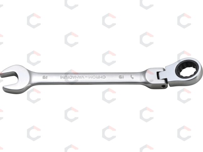 Kombinuotas raktas su terkšle | šarnyrinis | 19 mm (6719) Kombinuotas raktas su terkšle | šarnyrinis | 19 mm (6719)