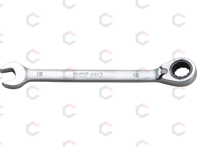 Kombinuotas raktas su terkšle | su reversu | 13 mm (6613) Kombinuotas raktas su terkšle | su reversu | 13 mm (6613)