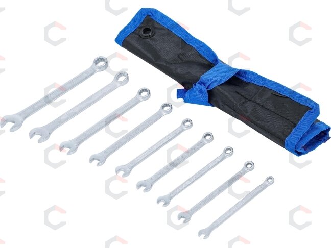 Kombinuotų raktų rinkinys | 4 - 10 mm | 9 vnt. (30551) 1 Kombinuotų raktų rinkinys | 4 - 10 mm | 9 vnt. (30551) 1
