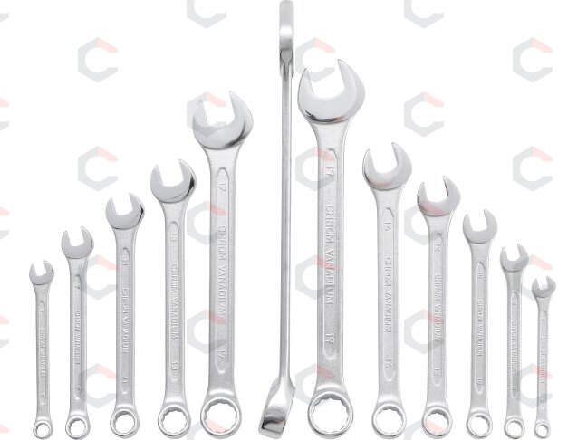 Kombinuotų raktų rinkinys | 6 - 22 mm | 12 vnt. (1197) 9 Kombinuotų raktų rinkinys | 6 - 22 mm | 12 vnt. (1197) 9
