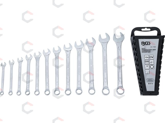 Kombinuotų raktų rinkinys | 8–19 mm | 12 vnt. (71022) 3 Kombinuotų raktų rinkinys | 8–19 mm | 12 vnt. (71022) 3