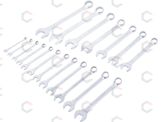Kombinuotų raktų rinkinys | 8 - 32 mm | 19 vnt. (1219) 1 Kombinuotų raktų rinkinys | 8 - 32 mm | 19 vnt. (1219) 1