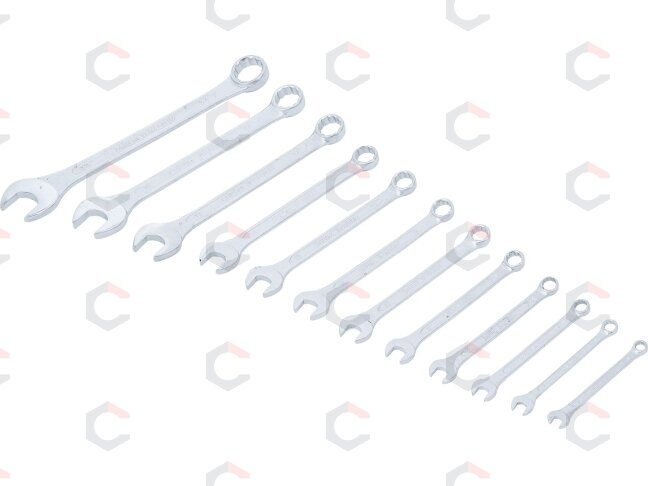 Kombinuotų raktų rinkinys (DIN 3113) | 6 - 22 mm | 12 vnt. (1194) 1 Kombinuotų raktų rinkinys (DIN 3113) | 6 - 22 mm | 12 vnt. (1194) 1