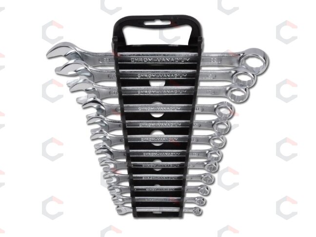 Kombinuotų raktų rinkinys (DIN 3113) | 6 - 22 mm | 12 vnt. (1211) 3 Kombinuotų raktų rinkinys (DIN 3113) | 6 - 22 mm | 12 vnt. (1211) 3