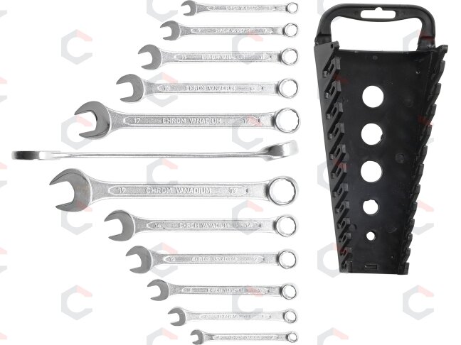 Kombinuotų raktų rinkinys (DIN 3113) | 6 - 22 mm | 12 vnt. (1211) Kombinuotų raktų rinkinys (DIN 3113) | 6 - 22 mm | 12 vnt. (1211)