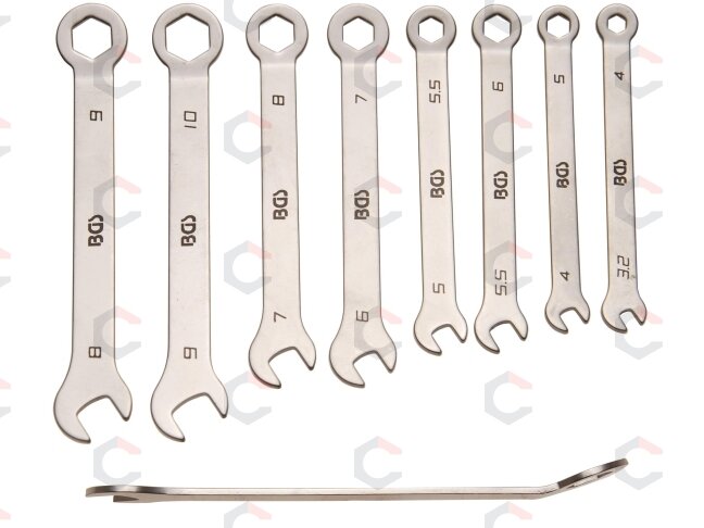 Kombinuotų raktų rinkinys | Maži numeriai | 4 - 10 mm | 8 vnt (8646) 5 Kombinuotų raktų rinkinys | Maži numeriai | 4 - 10 mm | 8 vnt (8646) 5