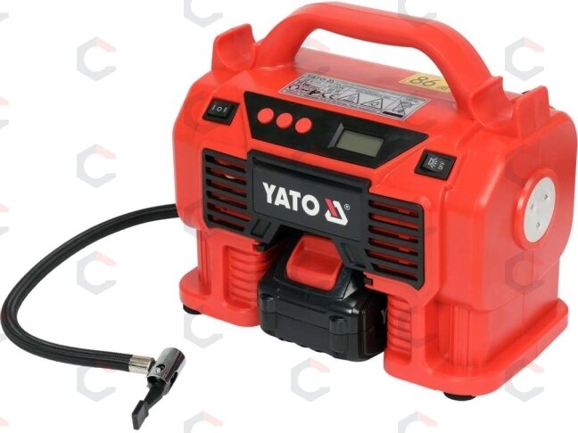 Kompresorius | 18V | 11 BAR 21 l / min (YT-23247) Kompresorius | 18V | 11 BAR 21 l / min (YT-23247)
