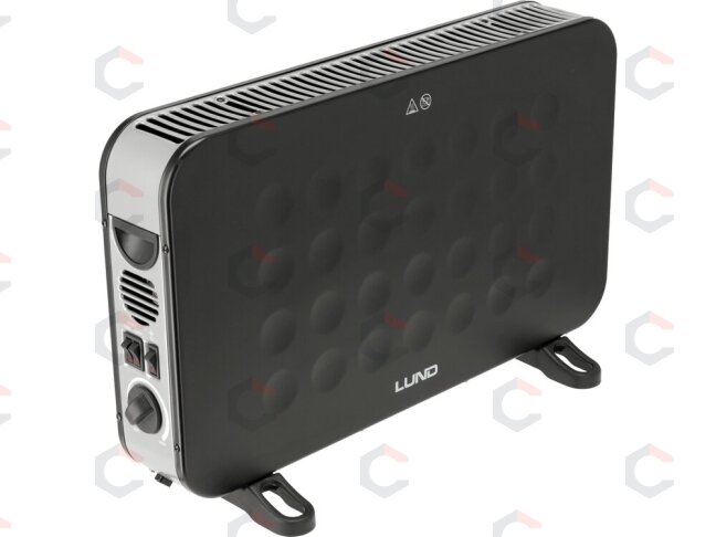 Konvektorinis šildytuvas | juodas | 2000W (68651) 3