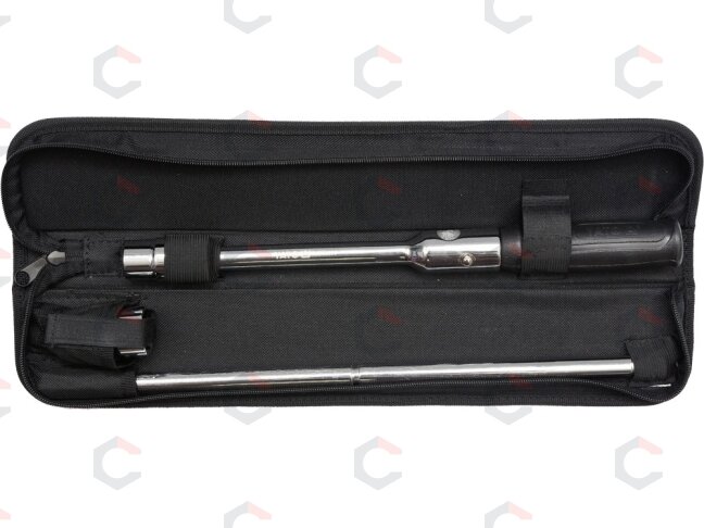 Sulankstomas kryžminis ratų raktas | 17–23 mm | dėkle (YT-08035) 4 Sulankstomas kryžminis ratų raktas | 17–23 mm | dėkle (YT-08035) 4