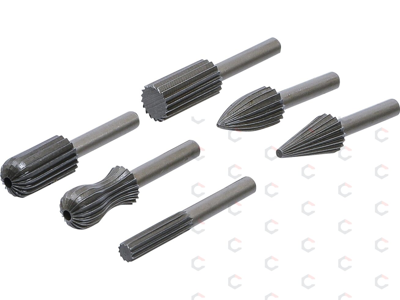 Kūginės frezos metalui | HSS | 6 vnt. (1604) 1 Kūginės frezos metalui | HSS | 6 vnt. (1604) 1
