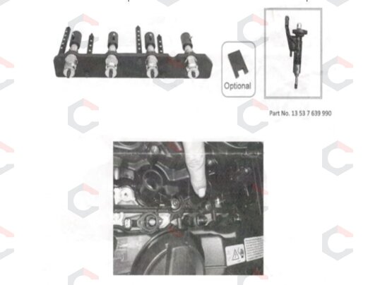 Kuro įpurškimo / pašalinimo / montavimo įrankių rinkinys | BMW B38 / B48 (SK1310) 3 Kuro įpurškimo / pašalinimo / montavimo įrankių rinkinys | BMW B38 / B48 (SK1310) 3