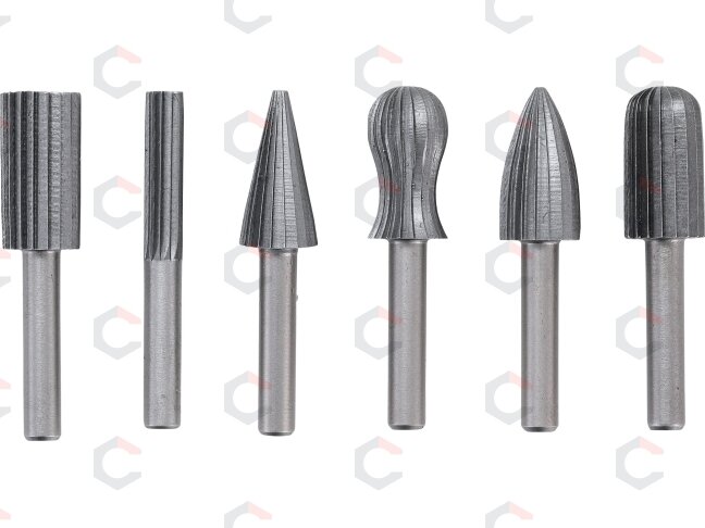 Kūginės frezos metalui | HSS | 6 vnt. (1604) 4 Kūginės frezos metalui | HSS | 6 vnt. (1604) 4