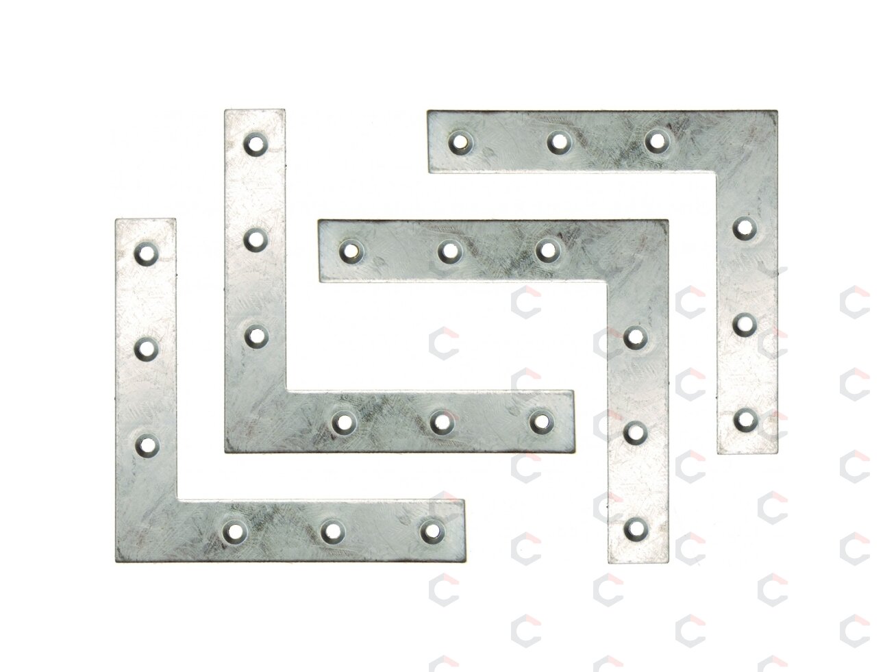 L formos plokštelė | 100 x 100 x 15 mm | 4 vnt. (80923) 3 L formos plokštelė | 100 x 100 x 15 mm | 4 vnt. (80923) 3
