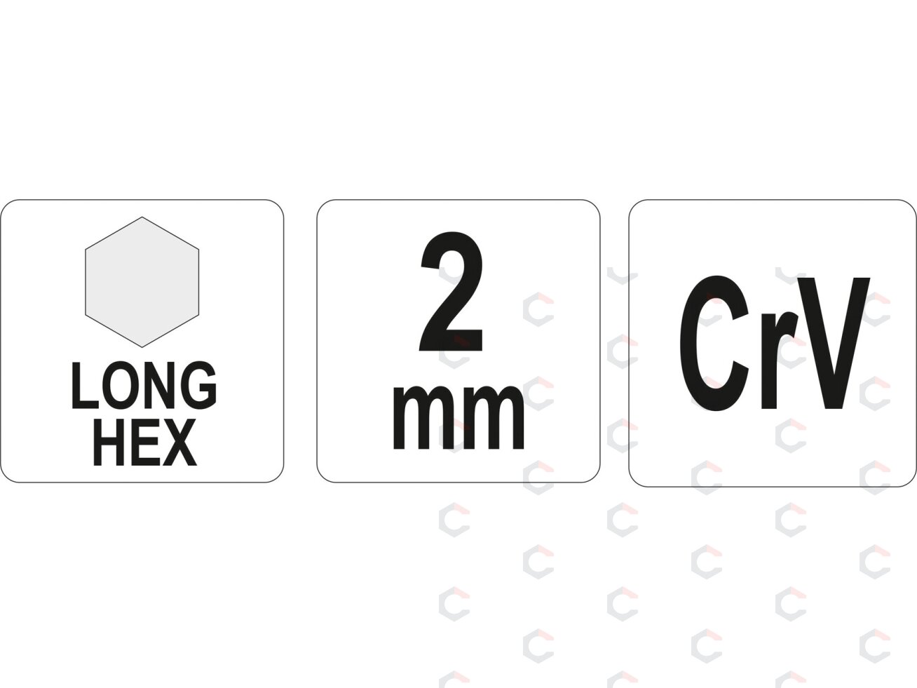 L tipo raktas | ilgas | hex šešiakampis | 2,0 mm (YT-05431) 1 L tipo raktas | ilgas | hex šešiakampis | 2,0 mm (YT-05431) 1