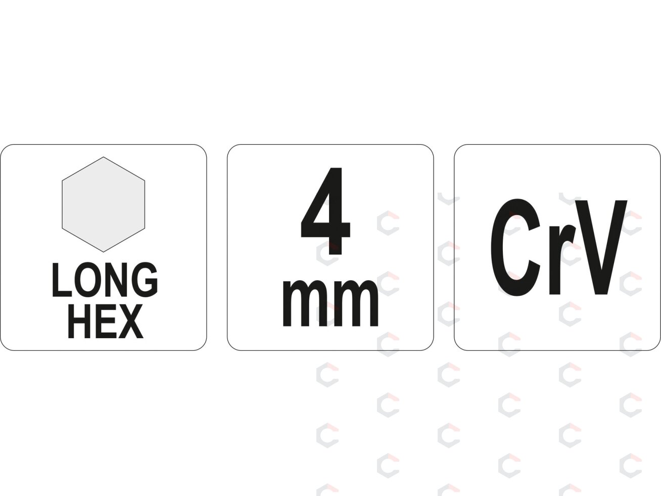 L tipo raktas | ilgas | hex šešiakampis | 4,0 mm (YT-05434) 1 L tipo raktas | ilgas | hex šešiakampis | 4,0 mm (YT-05434) 1