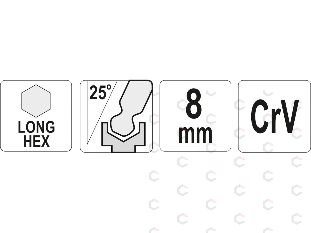 L tipo raktas | ilgas | hex šešiakampis su šarnyru | 8,0 mm (YT-05460) 1 L tipo raktas | ilgas | hex šešiakampis su šarnyru | 8,0 mm (YT-05460) 1