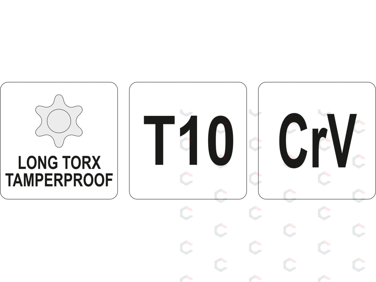 L tipo raktas | ilgas tipas | T-Star (su skyle) (Torx) T10 (YT-05514) 1 L tipo raktas | ilgas tipas | T-Star (su skyle) (Torx) T10 (YT-05514) 1