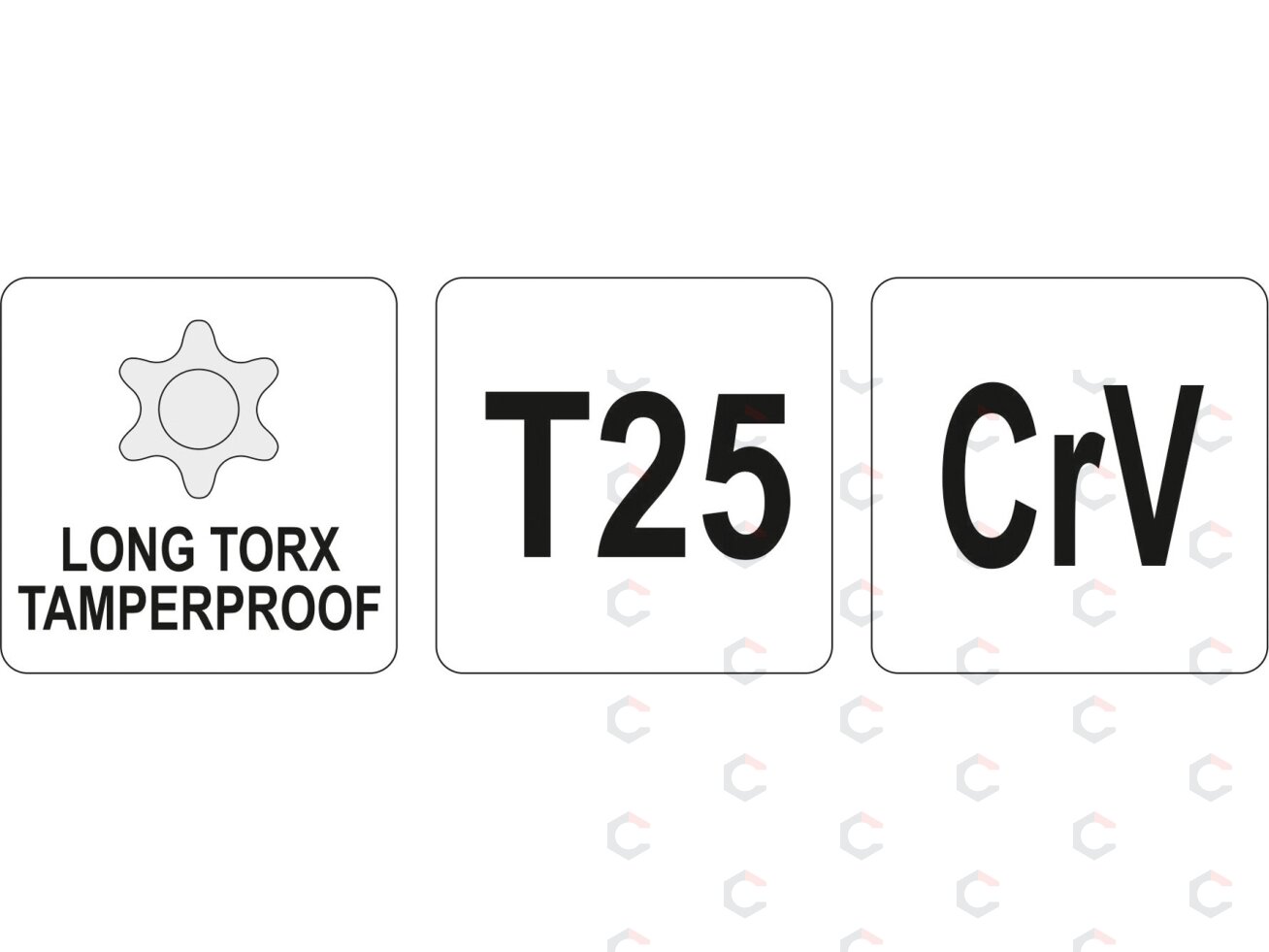 L tipo raktas | ilgas tipas | T-Star (su skyle) (Torx) T25 (YT-05517) 1 L tipo raktas | ilgas tipas | T-Star (su skyle) (Torx) T25 (YT-05517) 1