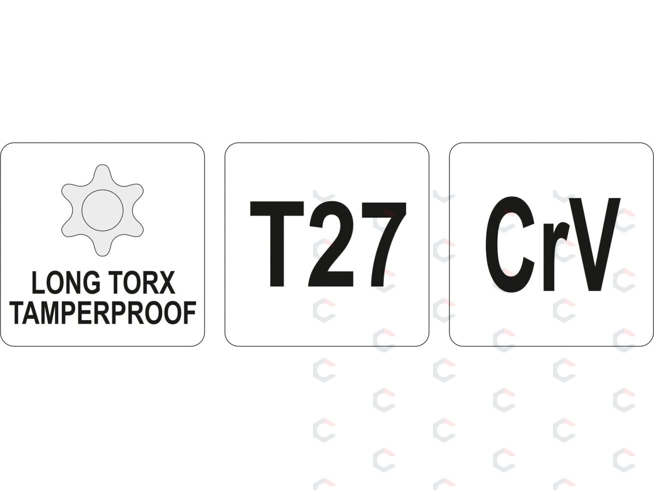 L tipo raktas | ilgas tipas | T-Star (su skyle) (Torx) T27 (YT-05518) 1 L tipo raktas | ilgas tipas | T-Star (su skyle) (Torx) T27 (YT-05518) 1