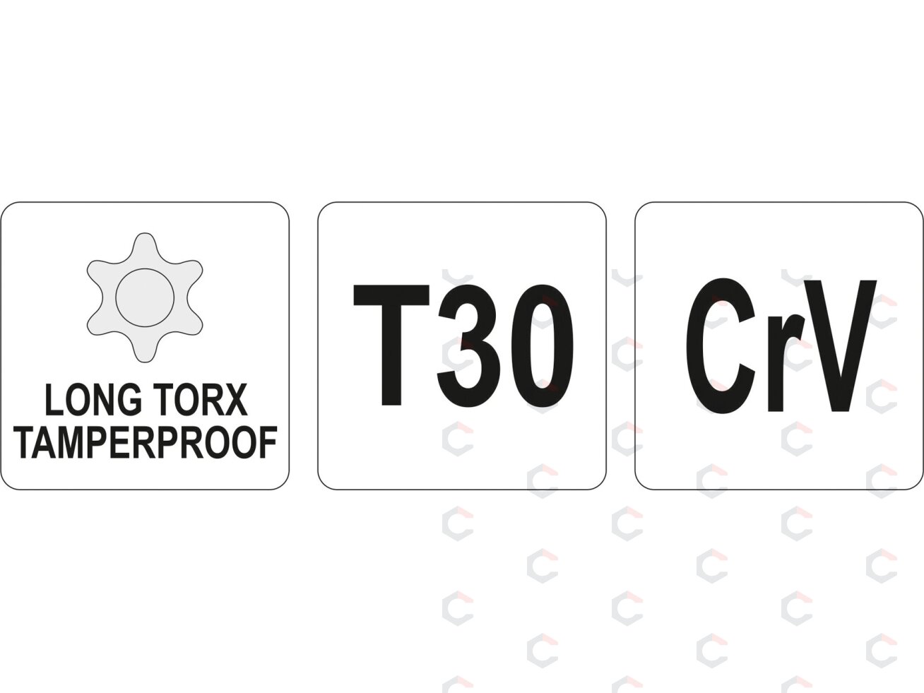L tipo raktas | ilgas tipas | T-Star (su skyle) (Torx) T30 (YT-05519) 1 L tipo raktas | ilgas tipas | T-Star (su skyle) (Torx) T30 (YT-05519) 1