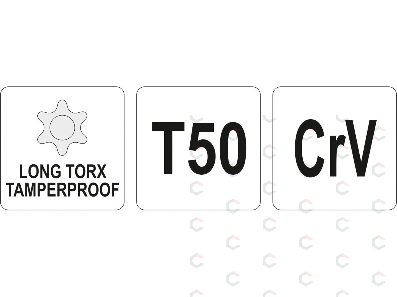 L tipo raktas | ilgas tipas | T-Star (su skyle) (Torx) T50 (YT-05522) 1 L tipo raktas | ilgas tipas | T-Star (su skyle) (Torx) T50 (YT-05522) 1